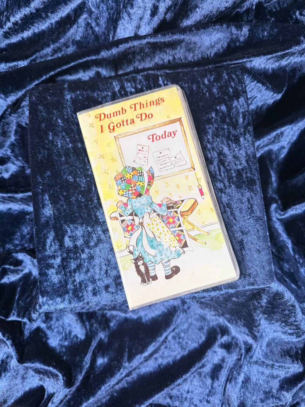 Vintage Dumb Things I Gotta Do Today Illustrated Book 1974 Holly Hobbie Ephemera